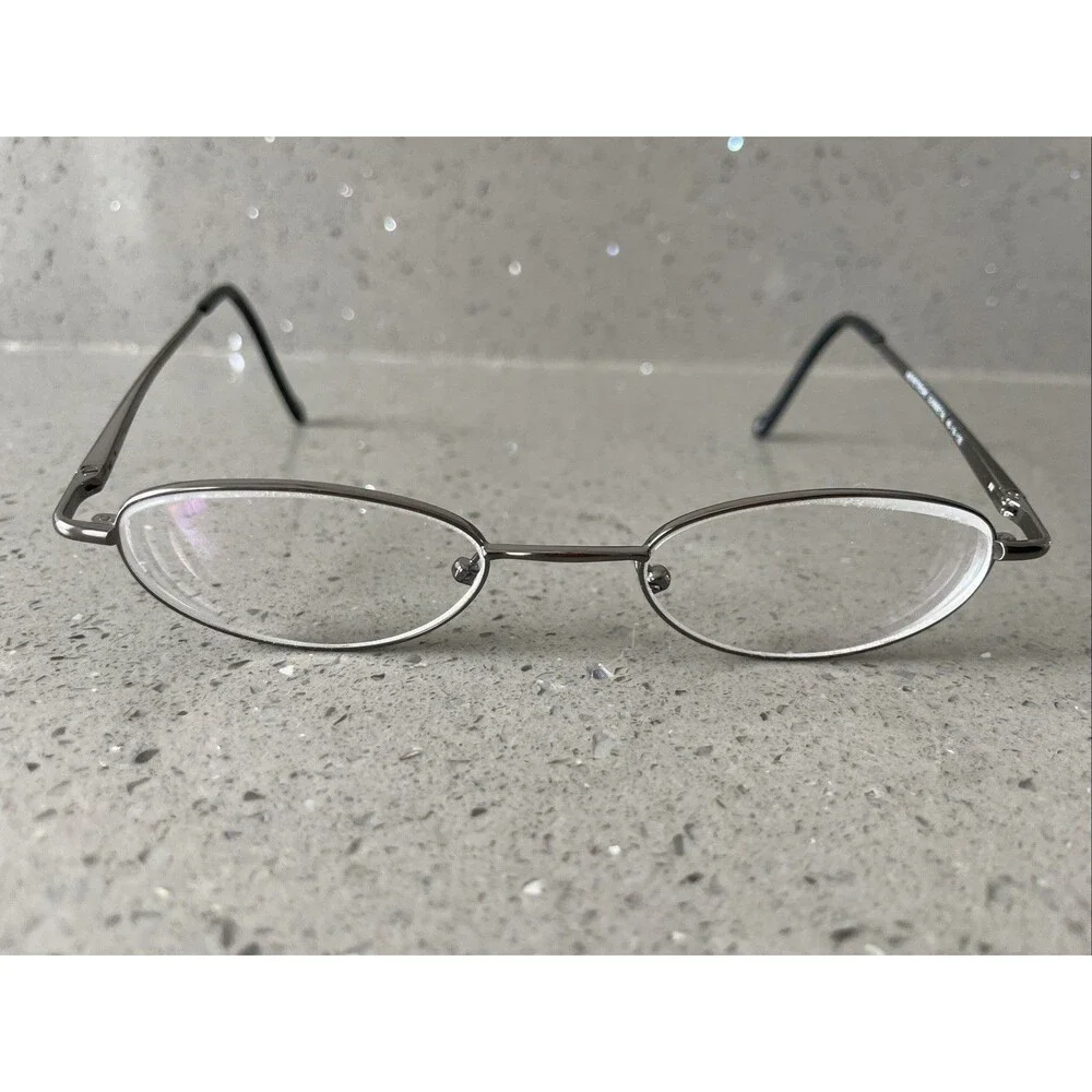 ZIMCO HB Retro #6 Gunmetal 46-19-135 Metal Full Rim Eyeglasses Frames ONLY READ